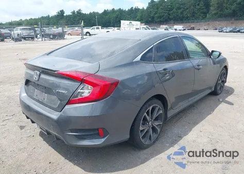 2021 Honda Civic Sport z USA, uszkodzony, nr VIN 2HGFC2F88MH560085